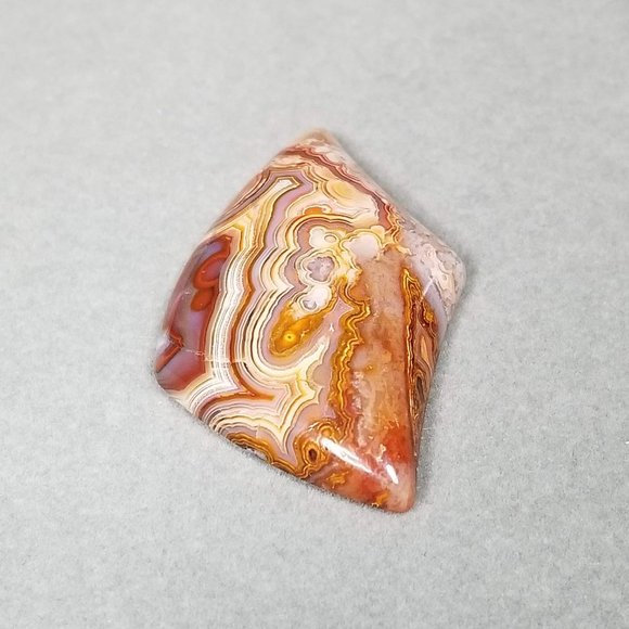 Large Laguna Lace Agate Cab * 47.29 X 29.42 X 8.09mm * Old stock cab* LLA09D2 - Picture 5 of 12